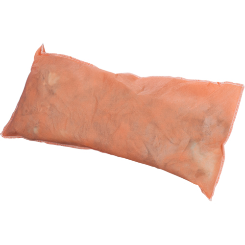Sorbent Pillow, Hazmat, 18" L x 8" W, 30 gal. Absorbency/Pkg. Stor-it Systems