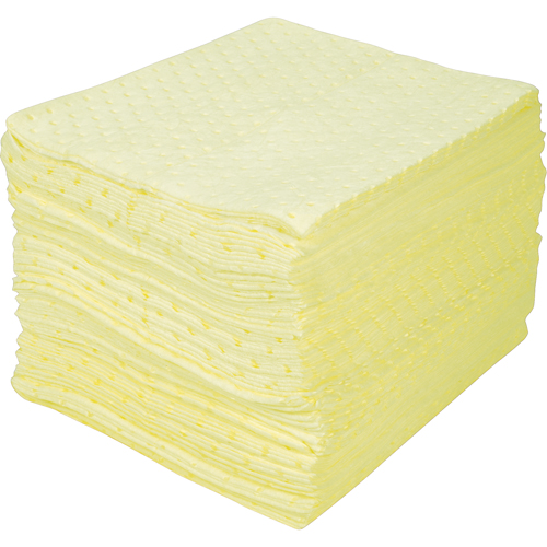 Premium Bonded Sorbent Pads, Hazmat, 15" x 18", 30 gal. Absorbancy Stor-it Systems