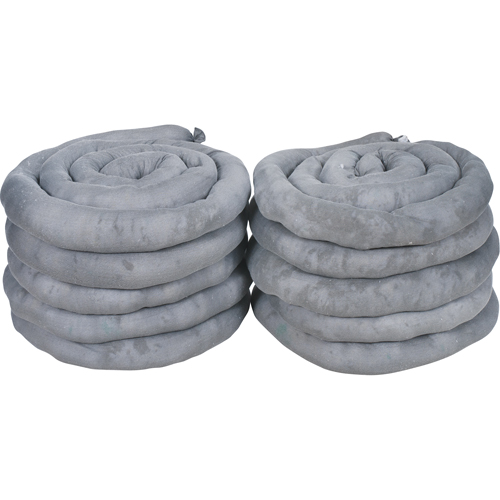 Sorbents Socks, Universal, 40 gal. Absorbancy, 3" W x 10' L, Pack of 10 Stor-it Systems
