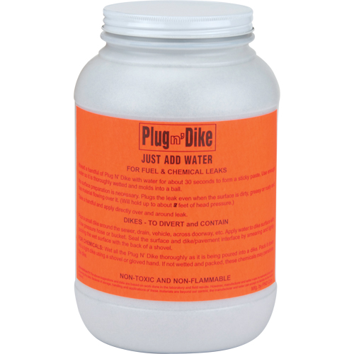 Produit d'&eacute;tanchi&eacute;t&eacute; Plug N'Dike, Granules, 1 gal. Stor-it Systems