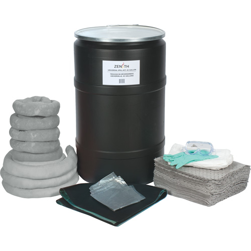 Spill Kit, Universal, Drum, 55 US gal. Absorbancy Stor-it Systems