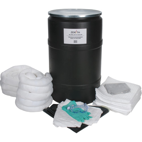 Spill Kit, Oil Only, Drum, 55 US gal. Absorbancy Stor-it Systems