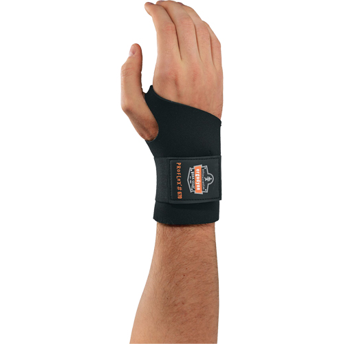 Proflex&reg; 670 Ambidextrous Single Strap Wrist Support, Neoprene, Small Stor-it Systems