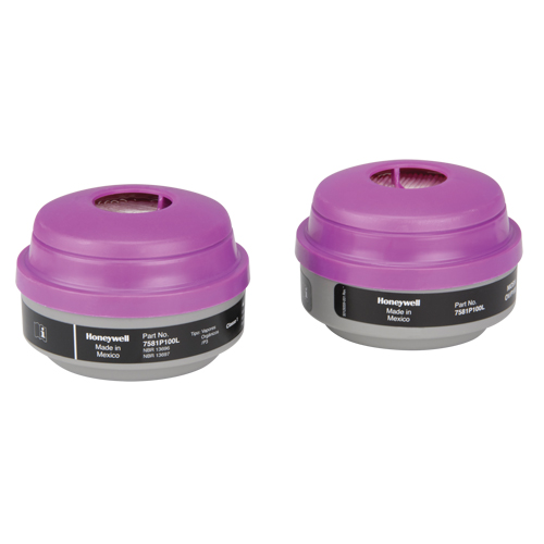 North&reg; N Series Respirator Cartridges, Gas/Vapour Cartridge, Organic Vapour/P100 Stor-it Systems