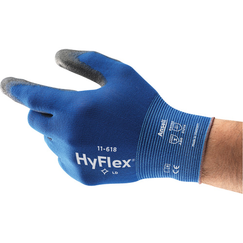 Gants Hyflex 11-618, 6, R&ecirc;vetement Polyur&eacute;thane, Calibre 18, Enveloppe en Nylon Stor-it Systems