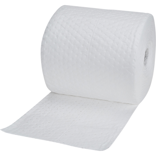 Rouleaux absorbants en fibres fines de calibre industriel, Poids moyen, 150' lo x 15" la, Absorption 25 gal. Stor-it Systems