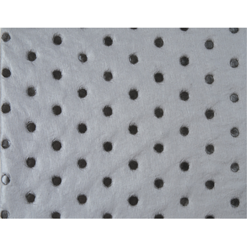 Feuilles absorbantes en fibres fines de calibre industriel, Universel, 15" x 17", 40 gal. d'absorption Stor-it Systems