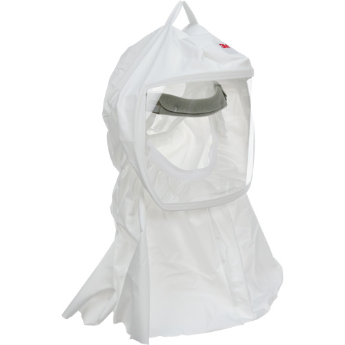 Cagoule Versaflo de haute durabilit&eacute; avec coiffe int&eacute;gr&eacute;e, Grand/Moyen, Coiffe souple, Bavette Simple Stor-it Systems