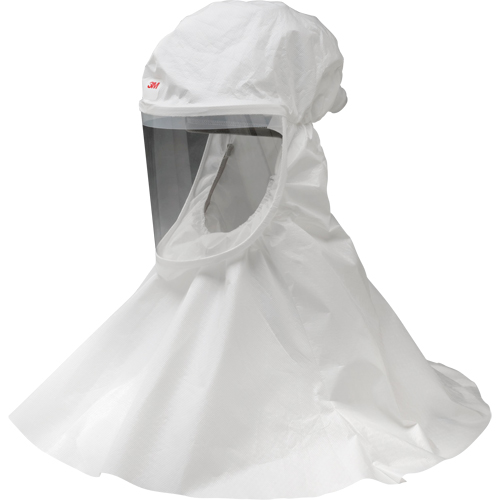 Cagoule &eacute;conomique Versaflo, Moyen/Petit, Coiffe souple, Bavette Simple Stor-it Systems