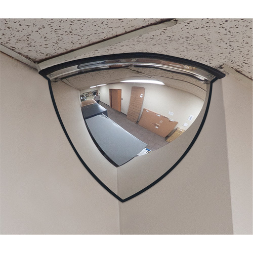 90° Dome Mirror, Quarter Dome, Open Top, 20" Diameter Stor-it Systems