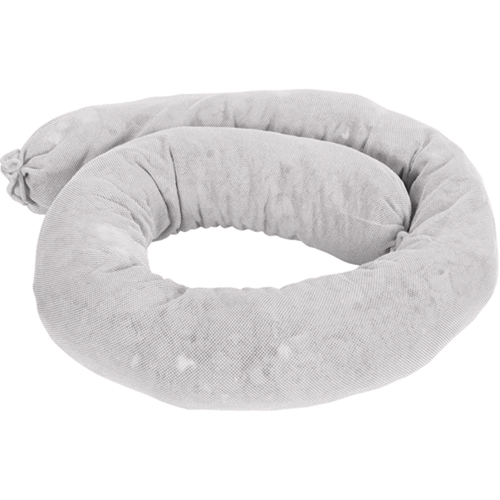 Remblais tubulaire absorbant, Huile seulement, Absorption 25 gal., 3" la x 4' lo, Pqt de 12 Stor-it Systems