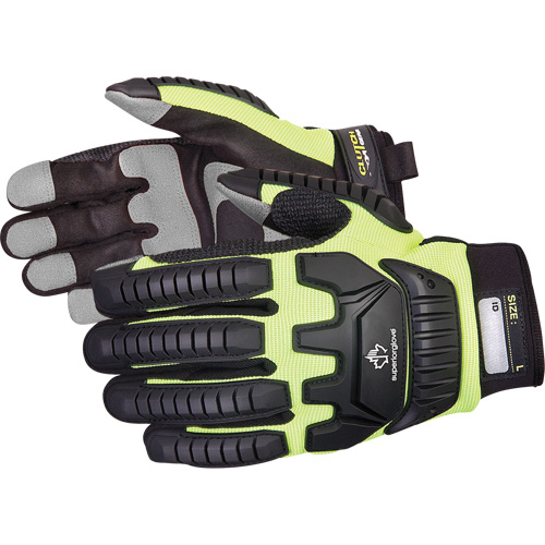 Gants de m&eacute;canicien r&eacute;sistants aux chocs Clutch Gear, Paume PVC, Taille Petit Stor-it Systems