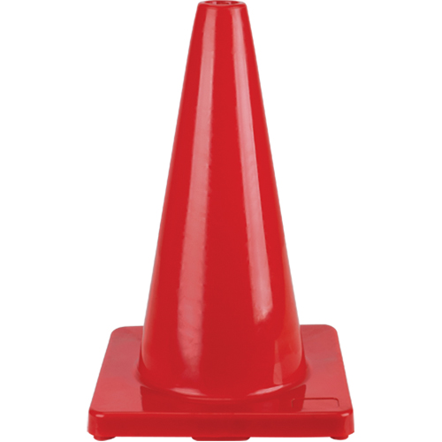 C&ocirc;ne de couleur pour la signalisation, 18", Rouge Stor-it Systems