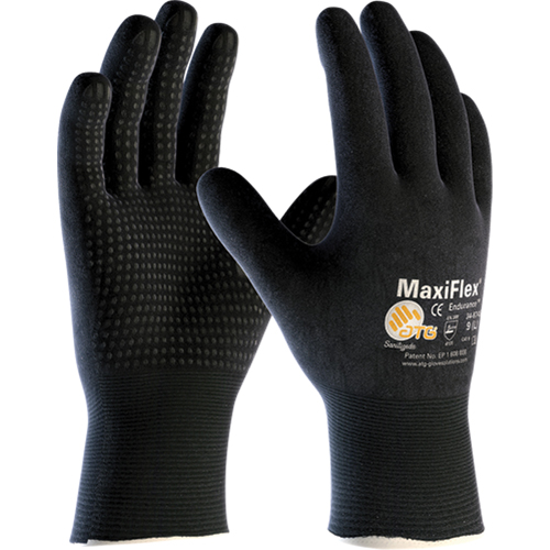 ATG MaxiFlex&reg; EnduranceTM 34-8745 Gloves, 7/Small, Foam Nitrile Coating, 15 Gauge, Nylon Shell Stor-it Systems