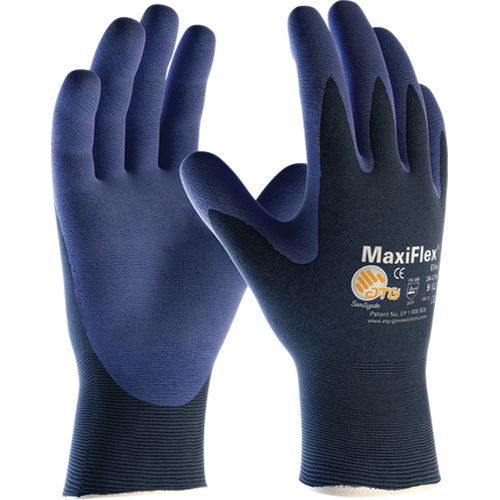 Gants ATG MaxiFlex Elite 34-274, 6/T-petit, R&ecirc;vetement Mousse de nitrile, Calibre 18, Enveloppe en Nylon Stor-it Systems