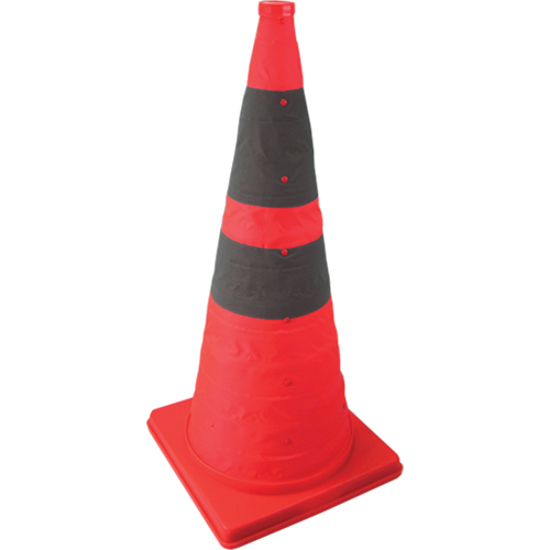 Collapsible Lighted Cone, 28" H, Orange Stor-it Systems