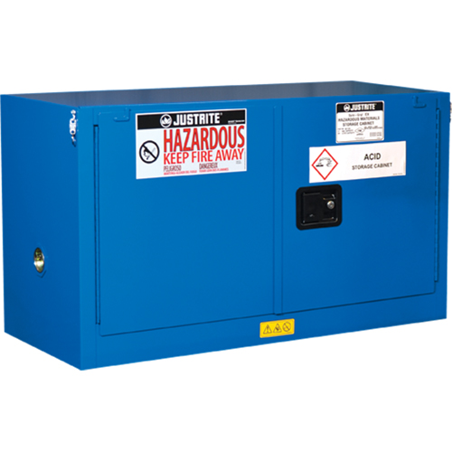 Armoires empilable pour rangement de mati&egrave;res dangereuses Sure-Grip Ex, 17 gal., 43" x 24" x 18" Stor-it Systems