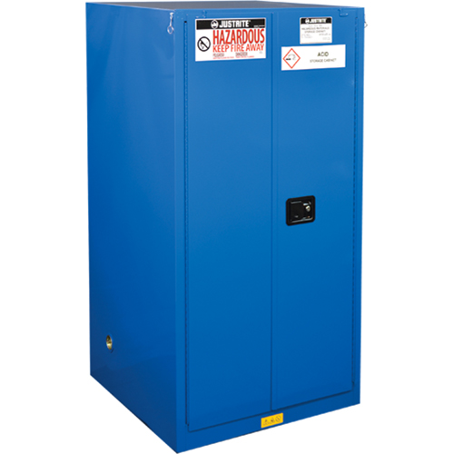 Armoires doubl&eacute;es pour rangement de mati&egrave;res dangereuses Chem-Cor, 60 gal., 34" x 65" x 34" Stor-it Systems