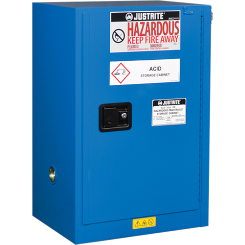 ChemCor&reg; Lined Hazardous Material Compac Safety Cabinets, 12 gal., 23.25" x 35" x 18" Stor-it Systems