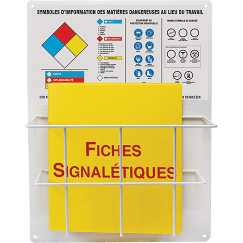 Haz-Mat Basket Style Centre Boards, French, Binders Included Stor-it Systems