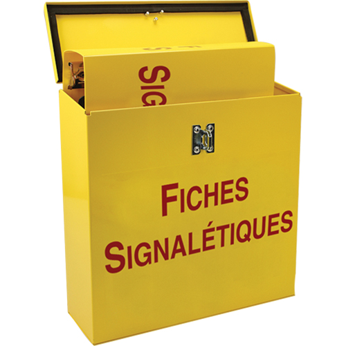 Safety Documents Job-Site Box, French, Binders Included Stor-it Systems