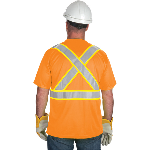 T-shirt conforme &agrave; la CSA, Polyester, Moyen, Orange Stor-it Systems