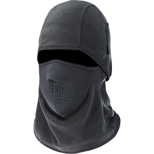 N-Ferno&reg; 6826 Two-Piece Balaclava, Fleece/Neoprene/Polyester, Black Stor-it Systems