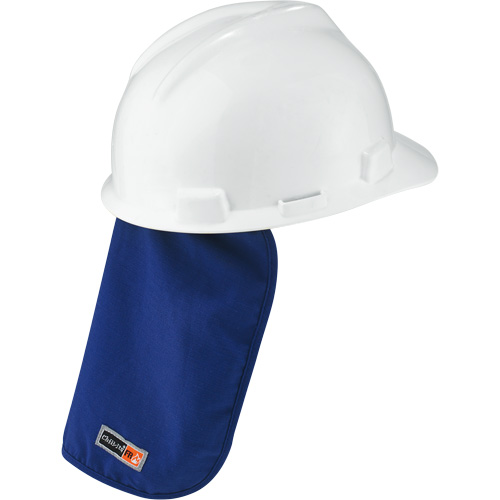 Chill-Its&reg; 6717FR Cooling FR Hardhat Pad & Neck Shade, Blue Stor-it Systems