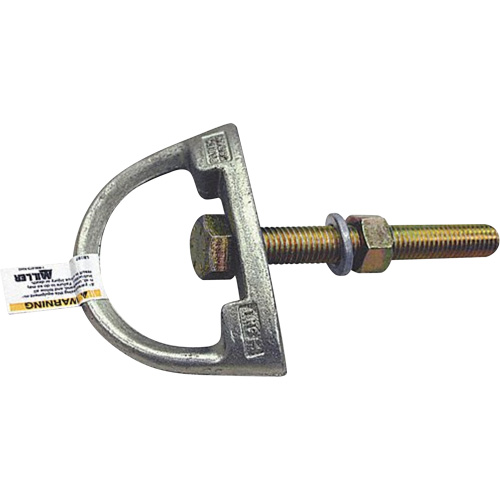 Miller&reg; Anchorage Connector with Hardware, D-Ring, Permanent Use Stor-it Systems