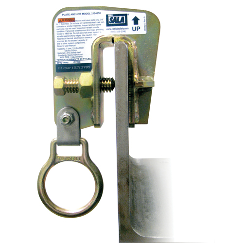 Ancrage pour plaque en acier DBI-SALA, Boulonn&eacute;, Usage Temporaire Stor-it Systems