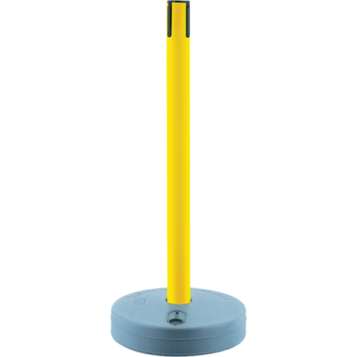 Tensabarrier ext&eacute;rieur - poteaux r&eacute;cepteurs, Hauteur de 37", Jaune Stor-it Systems