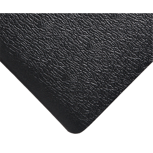 Deluxe Soft Step No. 444 Mats, Pebbled, 3' x 5' x 5/8", Black, PVC Sponge Stor-it Systems