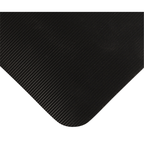 Double Duty Switchboard Mats No.720, Corrugated, 3' x 10' x 5/8", Black, PVC Stor-it Systems