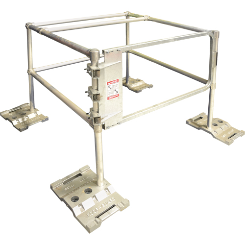 RoofGuard Classic System - Hatch Kit, Aluminum, 48" W x 48" L x 42" H Stor-it Systems