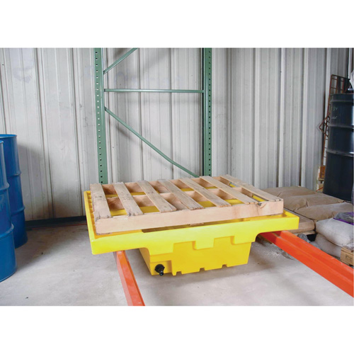 Ultra-Rack Sump&reg;, 51.5" L x 51.5" W x 12" H, 66 US gal. Capacity Stor-it Systems