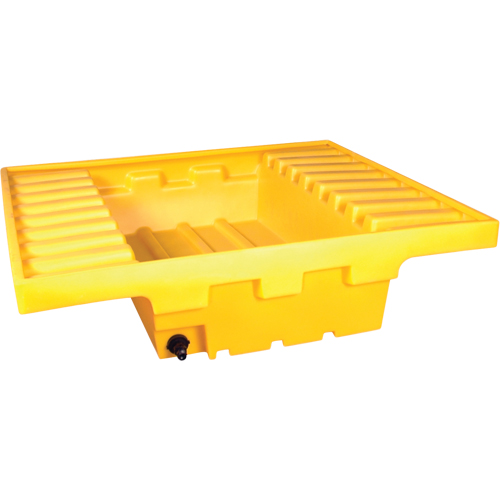 Ultra-Rack Sump&reg;, 51.5" L x 51.5" W x 12" H, 66 US gal. Capacity Stor-it Systems
