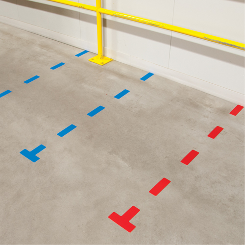 Marqueurs all&eacute;g&eacute;e/5S Armor Stripe, T, 6" lo x 6" la, Vert, Plastique Stor-it Systems