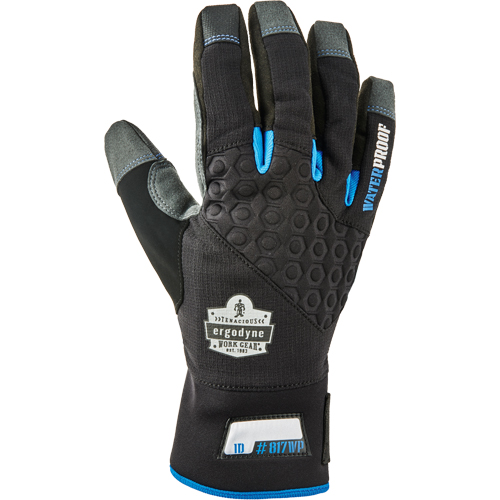 ProFlex&reg; Reinforced Thermal Waterproof Utility Gloves, Suede Palm, Size Small Stor-it Systems