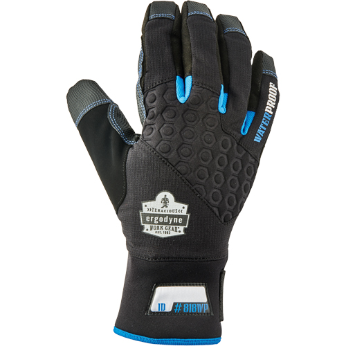 Gants utilitaires thermiques performant et &eacute;tanches ProFlex 818WP, Paume Polyur&eacute;thane, Taille Petit Stor-it Systems