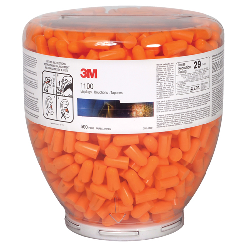 E-A-R 1100 Series Earplugs Dispenser Bottle Refill, Bulk - Canister Stor-it Systems