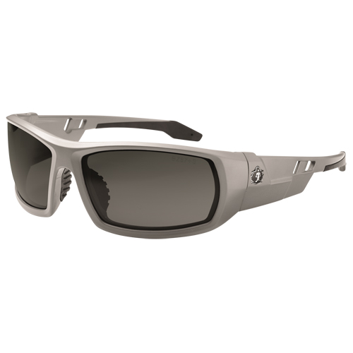 Lunettes de s&eacute;curit&eacute; Skullerz Odin, Lentille Grise/fum&eacute;e, Antibu&eacute;e/Anti-&eacute;gratignures, ANSI Z87+/R&eacute;pond ou surpasse la norme CSA Z94.3 Stor-it Systems