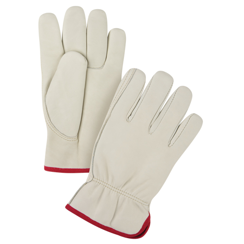 Premium Winter-Lined Driver's Gloves, Small, Grain Cowhide Palm, Fleece Inner Lining Stor-it Systems