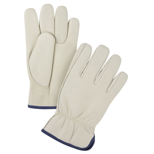 Premium Winter-Lined Driver's Gloves, X-Large, Grain Cowhide Palm, Fleece Inner Lining Stor-it Systems