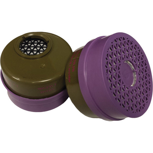 Respirator Cartridge, Gas/Vapour Cartridge, Multi Gas/Organic Vapour/P100 Filter Stor-it Systems
