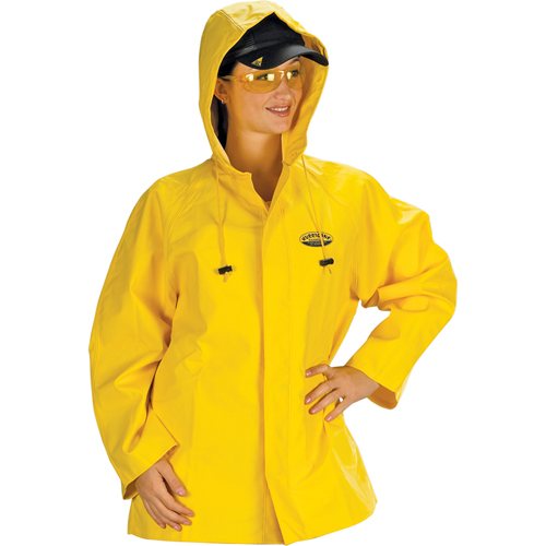 Hurricane Flame Retardant/Oil Resistant Rain Suits - Jackets, 4X-Large, Yellow Stor-it Systems