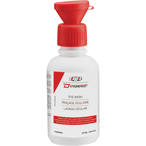 Dynamic Eyewash Bottle, Empty Bottle, 16 oz. Stor-it Systems