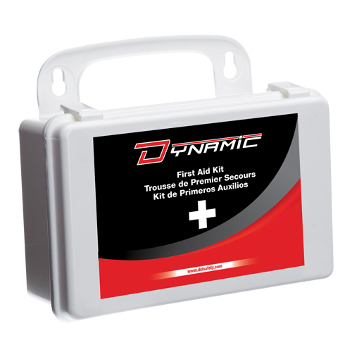 Trousse de premiers soins pour auto Dynamic, Dispositif m&eacute;dical Classe 1, Boîte en plastique Stor-it Systems