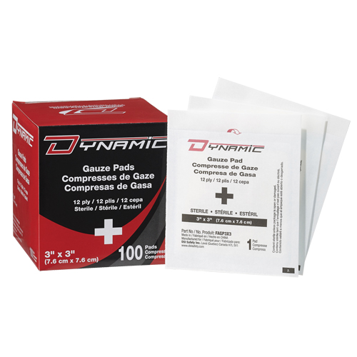 Dynamic Gauze, Pad, 3" L x 3" W, Sterile, Medical Device Class 1 Stor-it Systems