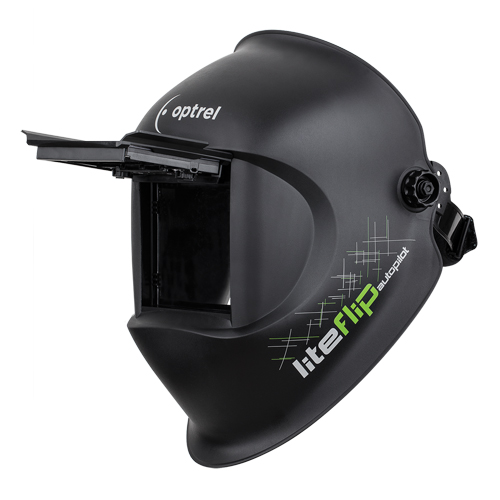 Masque de soudage Liteflip Autopilot, 3,94" lo x 1,97" la Champ de vision, Teinte 1/5/5 - 14, Noir Stor-it Systems