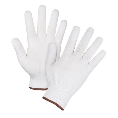 Seamless String Knit Gloves, Polyester, 15 Gauge, Men's Stor-it Systems